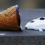 fallen ice cream